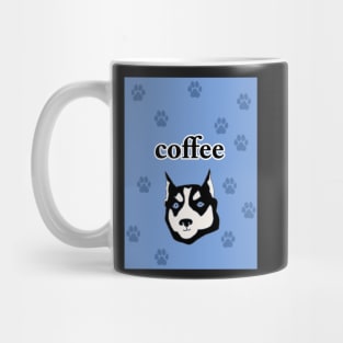 Funny Husky on Coffee Mug Mug